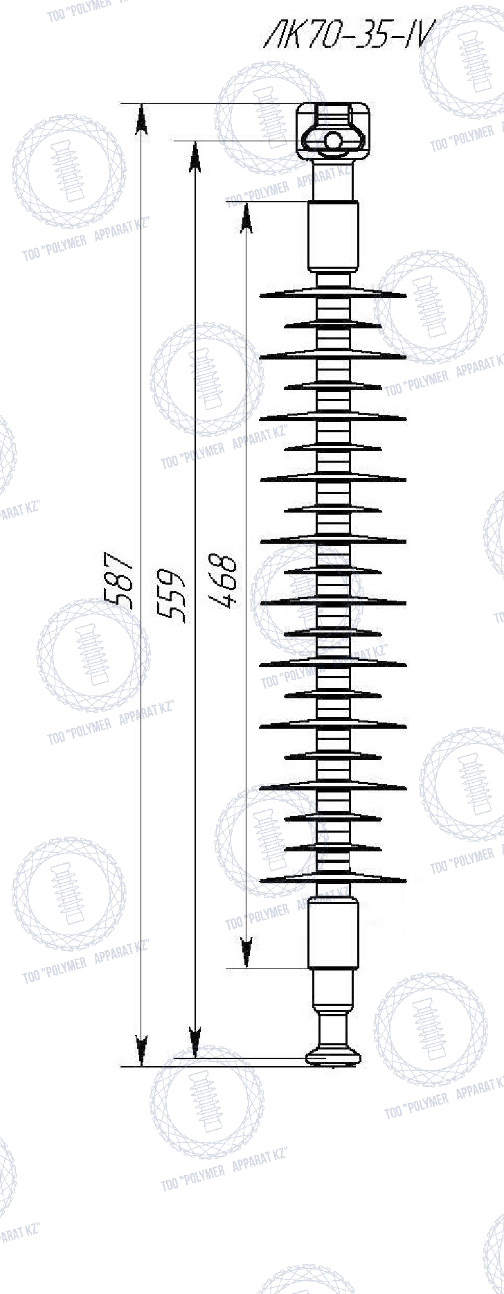 Изолятор ЛК-70/35 
