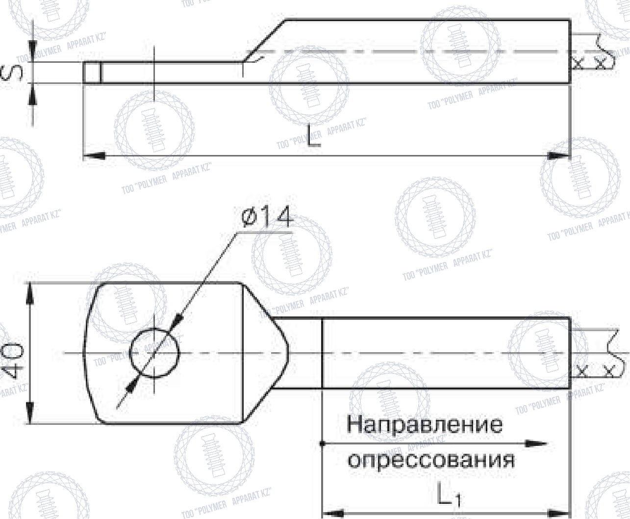 Зажимы аппаратные прессуемые типа А1А (с 1 отверстием в контактной лапке)
