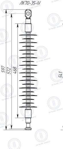 Изолятор ЛК-70/35 
