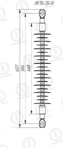 Изолятор ЛК-70/35 